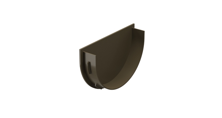 Заглушка воронки Premium, каштан