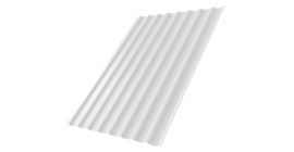 Профнастил С20В Дачный 0,3 PE RAL 9003 сигнальный белый