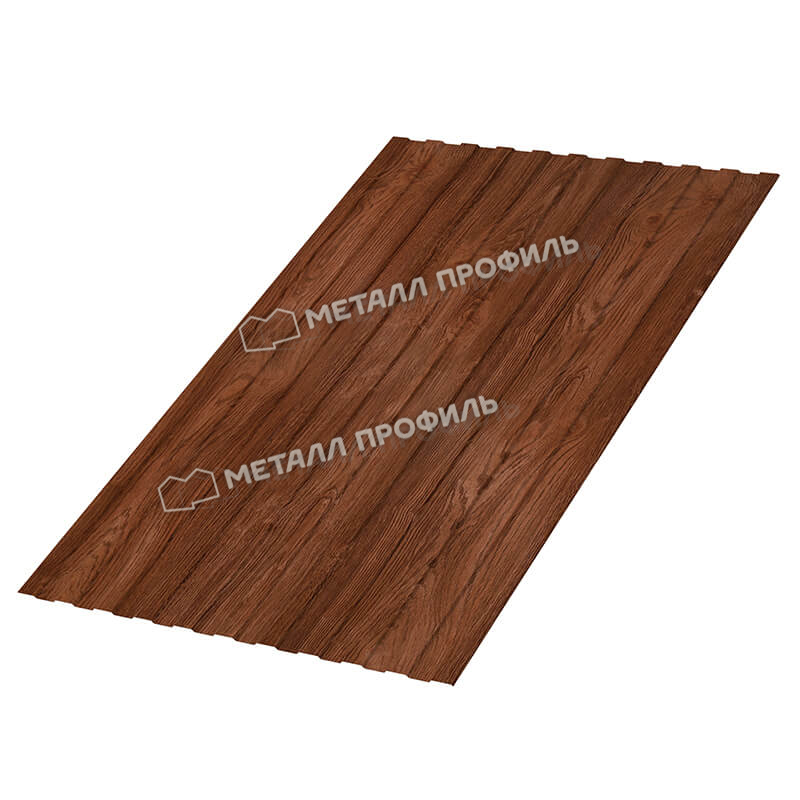 Профнастил С8 x 1150-B (ECOSTEEL-01-МореныйДуб-0,5)