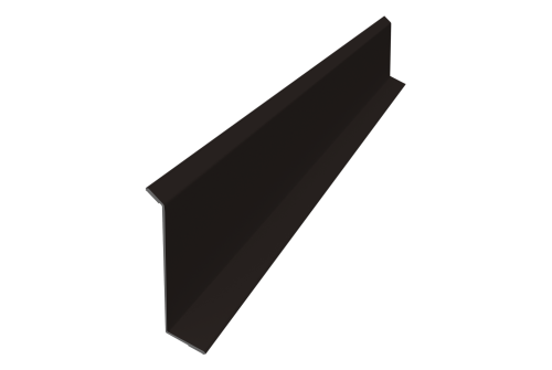 Планка примыкания в штробу 60 0,5 Velur X RR 32 темно-коричневый (2м)
