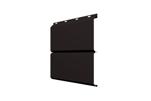 ЭкоБрус 0,345 GL 0.5 Drap TX RAL 9005 черный