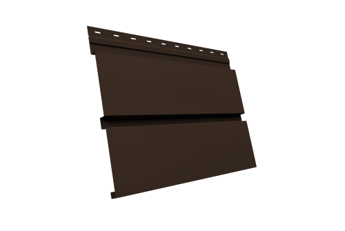 Квадро брус 3D 0.5 Velur X с пленкой RAL 8017 шоколад