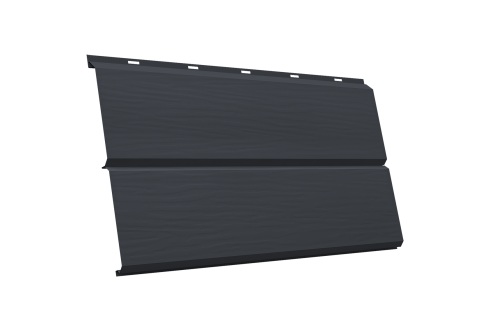 ЭкоБрус 3D 0,345 GL 0.45 Drap-double TX с пленкой RAL 7024 мокрый асфальт