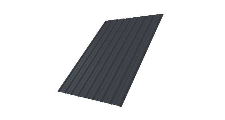 Профнастил С10B 0.5 Satin Matt TX RAL 7024 мокрый асфальт