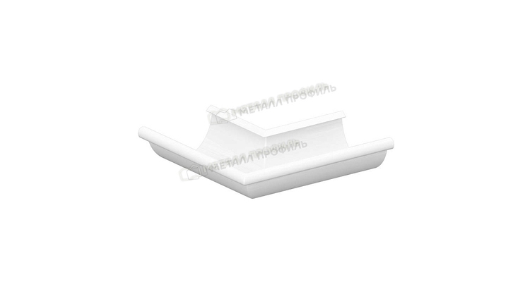 Угол желоба наружный Металл Профиль Foramina PUR D125 RAL 9010