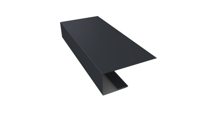 J-Профиль 18мм 0,45 Drap ST RAL 7024 мокрый асфальт (3м)