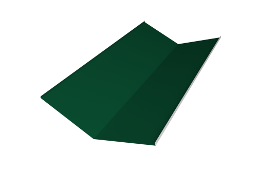 Планка ендовы нижней 300х300 0,45 Drap ST RAL 6005 зеленый мох (3м)