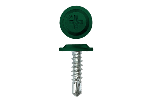 Саморез ПШС Daxmer Pro 4,2х16 (1000 шт) шлиц PH2 RAL 6005