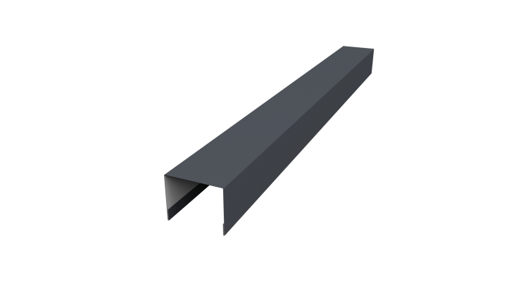 Крышка жалюзи Palermo 0,5 PurLite Matt RAL 7024 мокрый асфальт (2м)