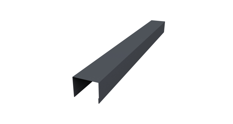 Крышка жалюзи Palermo 0,45 Drap-double TX RAL 7024 мокрый асфальт (2,5м)