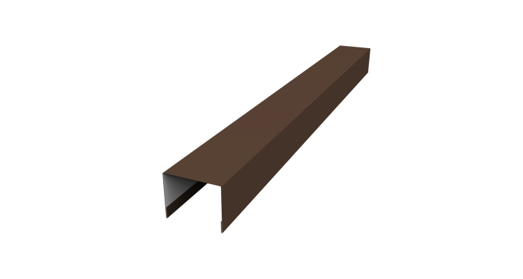 Крышка жалюзи Palermo 0,5 PurPro RAL 8017 шоколад (3м)